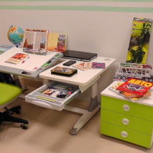 Átalakító asztal: fotók, típusok, anyagok, színek, alakválaszték, design-0