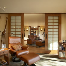 Sliding doors: photos, pros and cons, types, materials, colors, styles, design-5