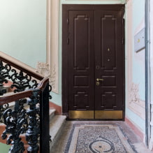 Bejárati ajtók: fotó, anyagtípusok, szín, belsőépítészet, design-0