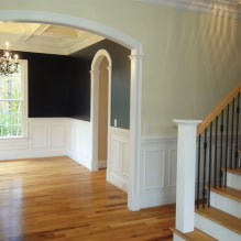 Interior wooden arches: photos, views, design options, colors-6