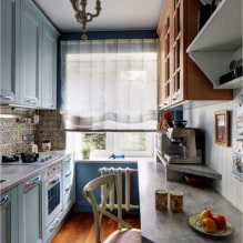 Трпезаријски сто за малу кухињу: врсте, дизајн, облици, локација у соби-0