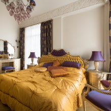 ผ้าคลุมเตียงบนเตียงในห้องนอน: ภาพถ่าย, การเลือกใช้วัสดุ, สี, การออกแบบ, ภาพวาด-2