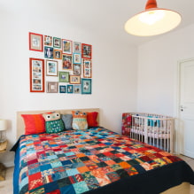 Tagesdecke auf dem Bett im Schlafzimmer: Foto, Materialwahl, Farbe, Design, Zeichnungen-8