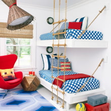 Hanging bed: types, options for attaching to the ceiling, shapes, design, ideas for the street-3