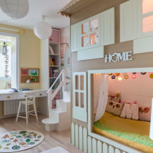 Children's beds: photos, types, materials, shapes, colors, design options, styles-0