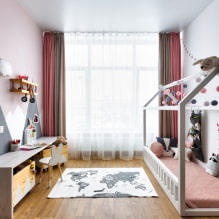 Children's beds: photos, types, materials, shapes, colors, design options, styles-2