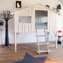 Children's beds: photos, types, materials, shapes, colors, design options, styles-6