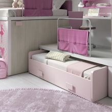 Bed in the wall: photo in the interior, types, design, examples of folding transformers-0