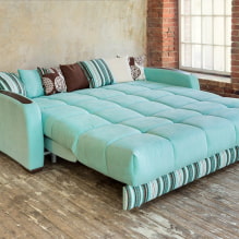 Sofa bed: photos, types of mechanisms, upholstery materials, design, colors, shapes-6