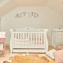 Cots for newborns: photos, types, shapes, colors, design and decor -2