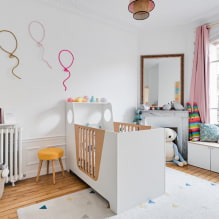 Babybetten für Neugeborene: Fotos, Typen, Formen, Farben, Design und Dekor -7