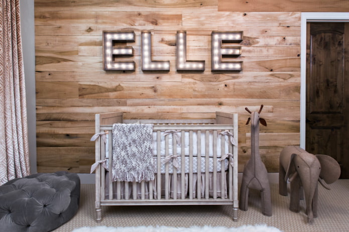 Cots for newborns: photos, types, shapes, colors, design and decor
