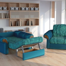 เตียงเก้าอี้: ภาพถ่าย, แนวคิดการออกแบบ, สี, ทางเลือกของเบาะ, กลไก, ฟิลเลอร์, เฟรม-1