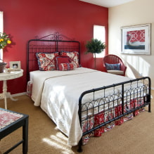 Кревет у спаваћој соби: фотографија, дизајн, врсте, материјали, боје, облици, стилови, декор-3