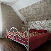 Bett im Schlafzimmer: Foto, Design, Typen, Materialien, Farben, Formen, Stile, Dekor-7