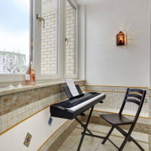 How to choose a tile for a balcony or loggia? Types, design, color, layout examples. -1