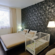 Спаваћа соба са креветићем: дизајн, идеје за планирање, зонирање, осветљење-8