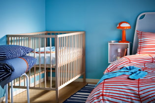 Bedroom with a crib: design, planning ideas, zoning, lighting