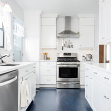 Linoleum in the kitchen: tips for choosing, design, types, colors-5