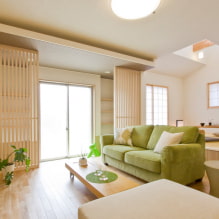 Green sofa: mga uri, disenyo, pagpili ng materyal na tapiserya, mekanismo, kombinasyon, shade-8
