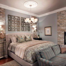 Decorative stone in the interior: finishes, colors, design, types of imitation, combinations-8