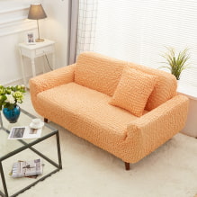 Tagesdecke auf dem Sofa: Typen, Designs, Farben, Stoffe für Bezüge. Wie arrangiere ich eine Decke schön? -4