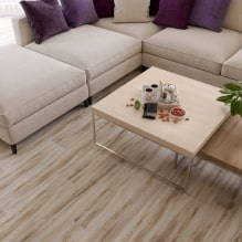 Quartz vinyl floor tiles: types, design, comparison with other materials, installation-2