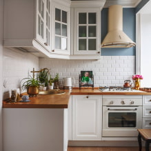 Was ist die beste Küchenarbeitsplatte? Typen und Eigenschaften, Design, Fotos im Innenraum-4
