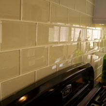 Glass tiles: types, designs, colors, finishes, shapes, examples with mosaics-5