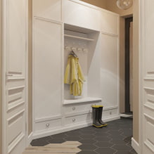 Csempe és laminált padló kombinációja: tervezési ötletek a folyosóra és a konyhára-3