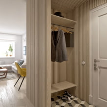 Csempe és laminált padló kombinációja: tervezési ötletek a folyosóra és a konyhára-4