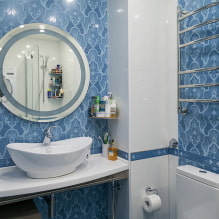 Fürdőszoba csempék: tippek a választáshoz, típusok, formák, színek, dizájn, díszítési helyek-0