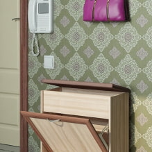 Shoe rack in the hallway: tips for choosing, types, shapes, materials, colors-5