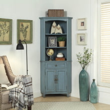 Sarok szekrény a nappaliban: típusok, formák, színek, kitöltési lehetőségek, példák csúszó szekrényekre az 1. hallban