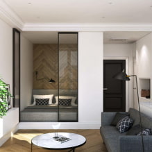 Design-Studio-Apartment 30 m² M. - Innenfotos, Einrichtungsideen für Möbel, Beleuchtung-4