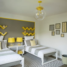 Shelves above the bed: design, color, types, materials, arrangement options-7