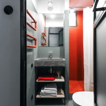 ห้องน้ำสไตล์ลอฟท์: เลือกสี สี เฟอร์นิเจอร์ ระบบประปา และการตกแต่ง-7