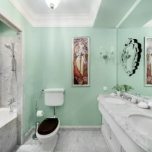 Fürdőszoba klasszikus stílusban: választható kivitelek, bútorok, vízvezeték szerelvények, dekoráció, világítás-2