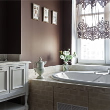 Fürdőszoba klasszikus stílusban: választható kivitel, bútor, vízvezeték, dekor, világítás-7