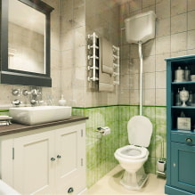 Provence-i stílusú fürdőszoba-design