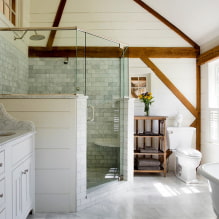 Bathroom design in the style of Provence-3