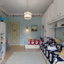 Children's room for two boys: zoning, layout, design, decoration, furniture-2