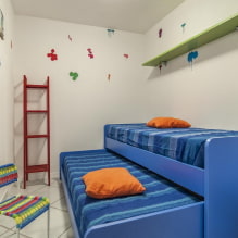 Children's room for two boys: zoning, layout, design, decoration, furniture-4
