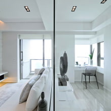 Wohnung 40 qm m. - moderne Designideen, Zonierung, Fotos im Innenraum-7