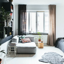 Apartment design 35 sq. m. - photo, zoning, interior design ideas-1