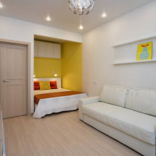 Disenyo ng apartment 35 sq. m. - larawan, pag-zoning, mga ideya sa interior design-3