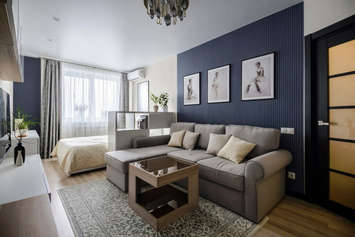 Disenyo ng apartment 35 sq. m. - larawan, zoning, mga ideya sa interior design