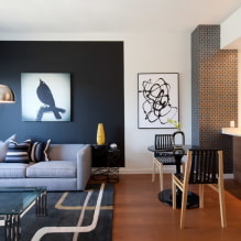 Apartment design 38 sq. m. - interior photos, zoning, arrangement ideas-0