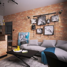 Apartment design 38 sq. m. - interior photos, zoning, ideas of arrangement-2