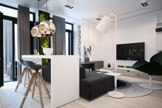 Apartment design 45 sq. m. - arrangement ideas, photos in the interior